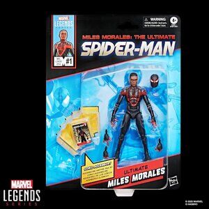 Marvel Legends Series Ultimate Miles Morales, Spider-Man Collectible 6-Inch